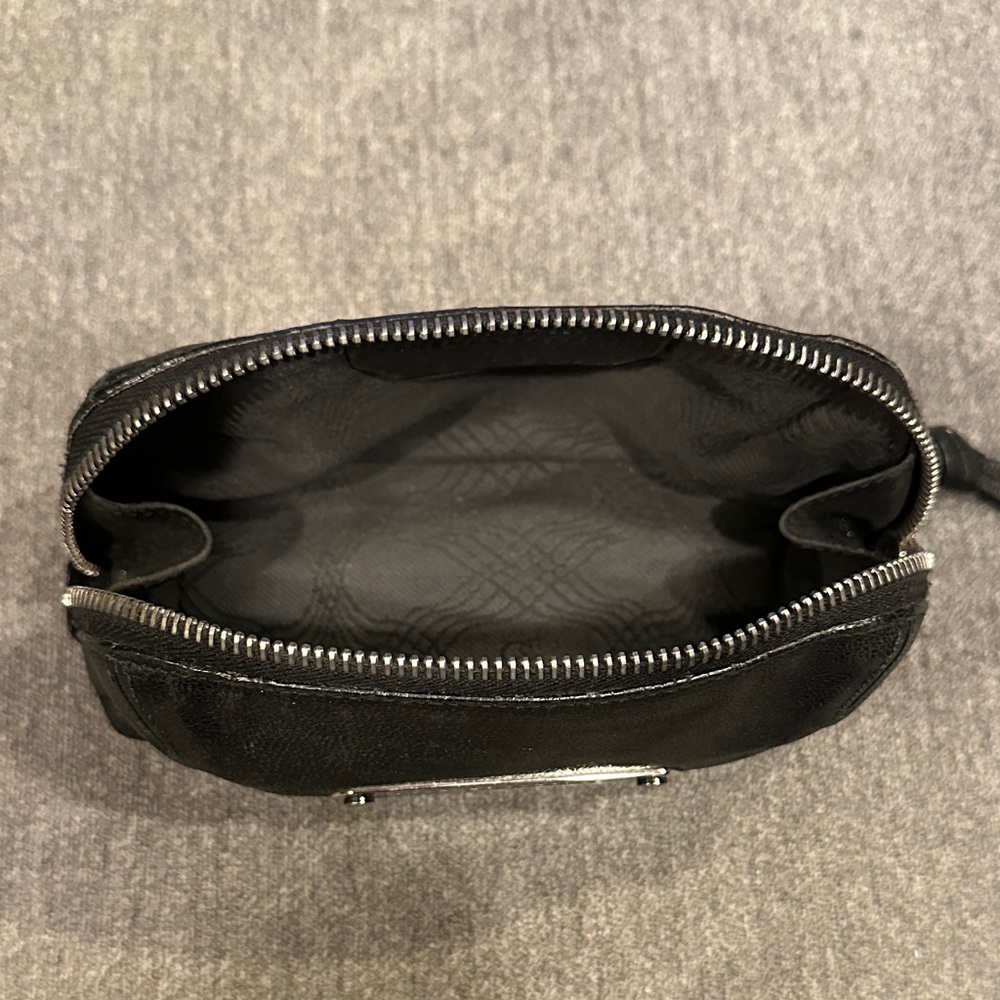 Proenza Schouler Black Leather Zip Pouch - Picture 5 of 6